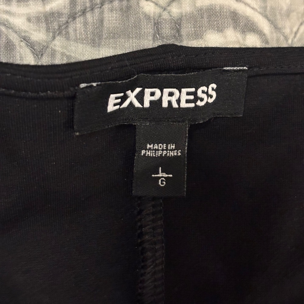 Express Black Mini Dress - Picture 6 of 7